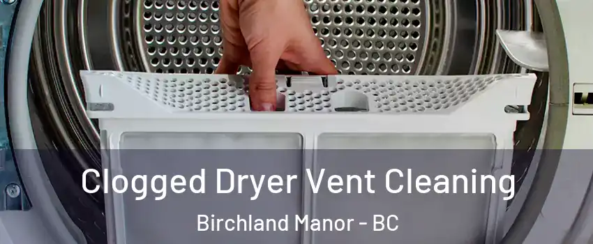  Clogged Dryer Vent Cleaning Birchland Manor - BC