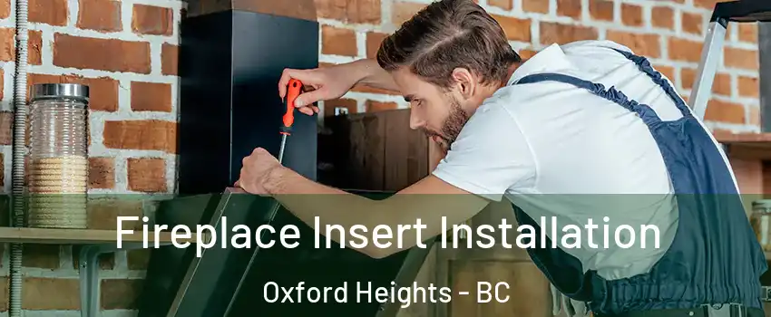 Fireplace Insert Installation Oxford Heights - BC