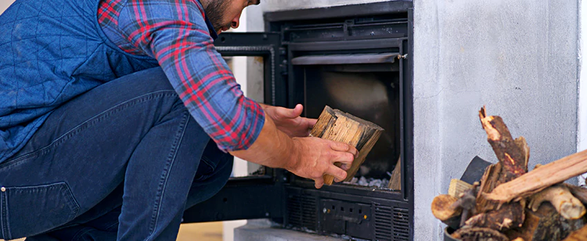 Old Broken Fireplace Repair And Replacement in Lincoln Park, BC