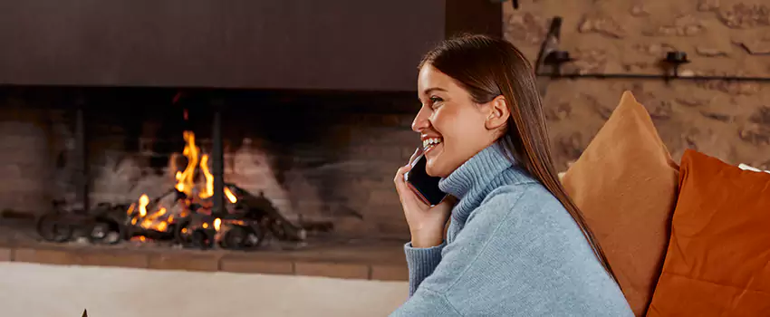 Dimplex Built-In Electric Fireplace Installation in Lincoln Park, BC
