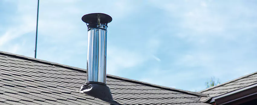 Outdoor Metal Chimney Installation in Port Coquitlam, British Columbia