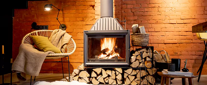 Pellet Stove Chimney Pipe Brackets Installation in Central Port Coquitlam, BC
