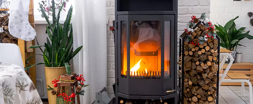 Thelin Hearth Products Direct Vent Gas Stove Fireplace Inspection in Lincoln Park, BC