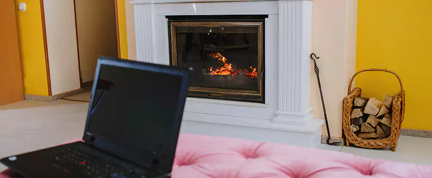 Valor Outdoor Gas Fireplace in Lincoln Park, British Columbia