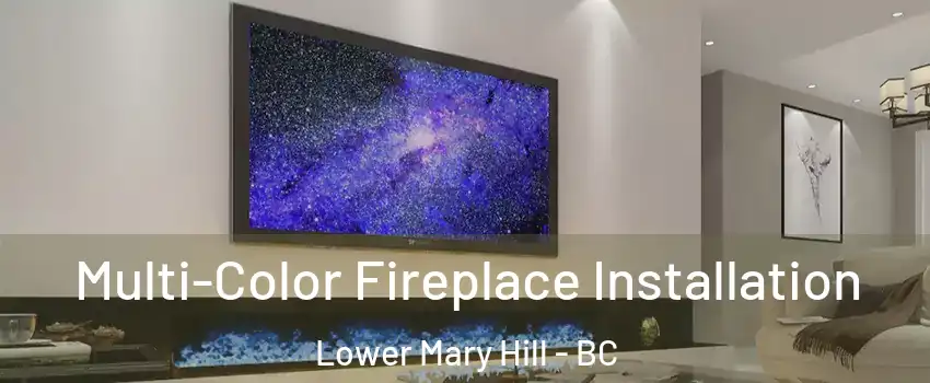  Multi-Color Fireplace Installation Lower Mary Hill - BC