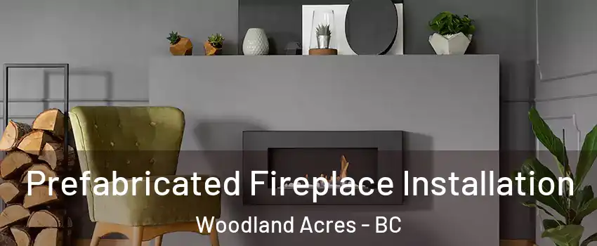  Prefabricated Fireplace Installation Woodland Acres - BC